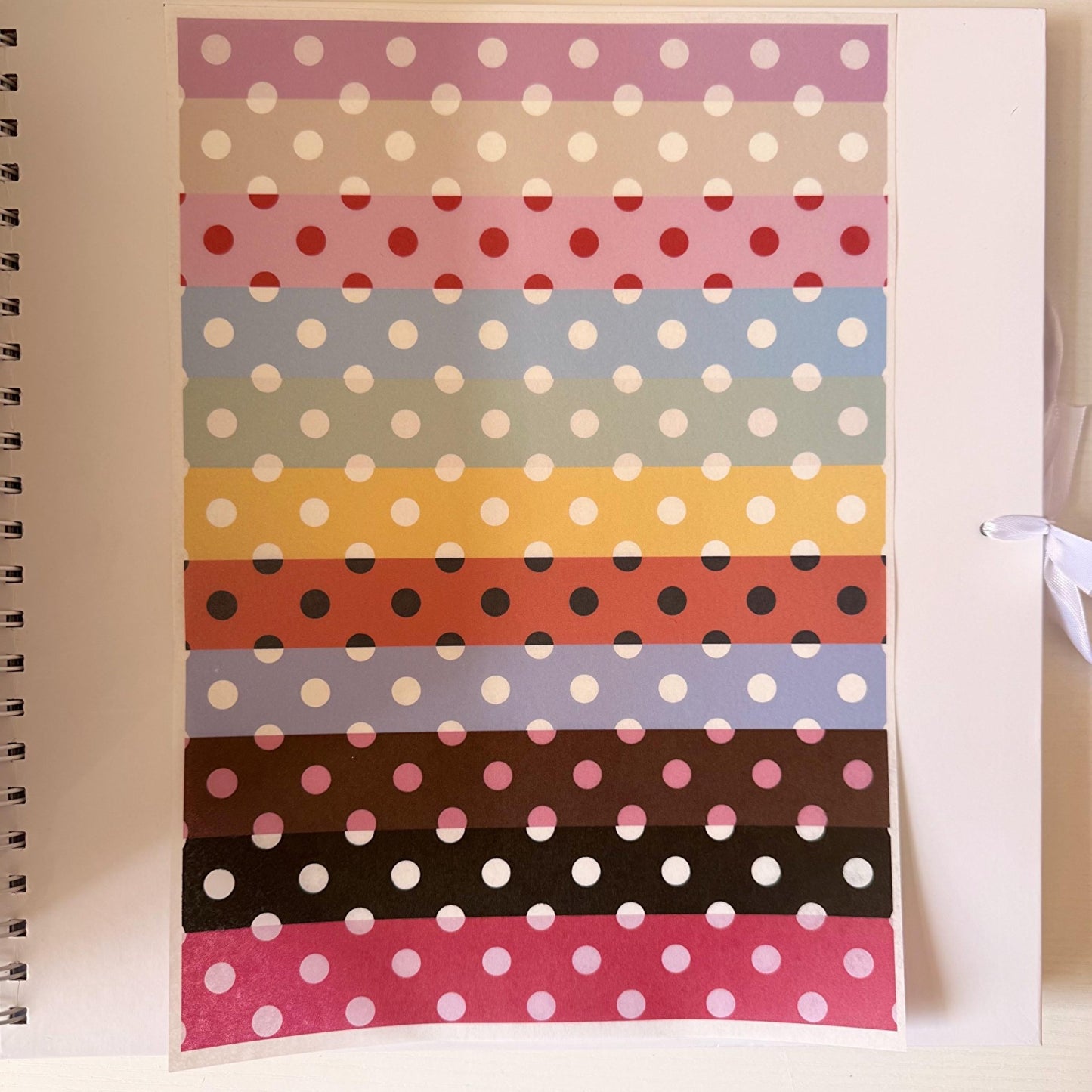 Pastel Polka Dot Washi Sticker Sheet - Coquette Cloud Co