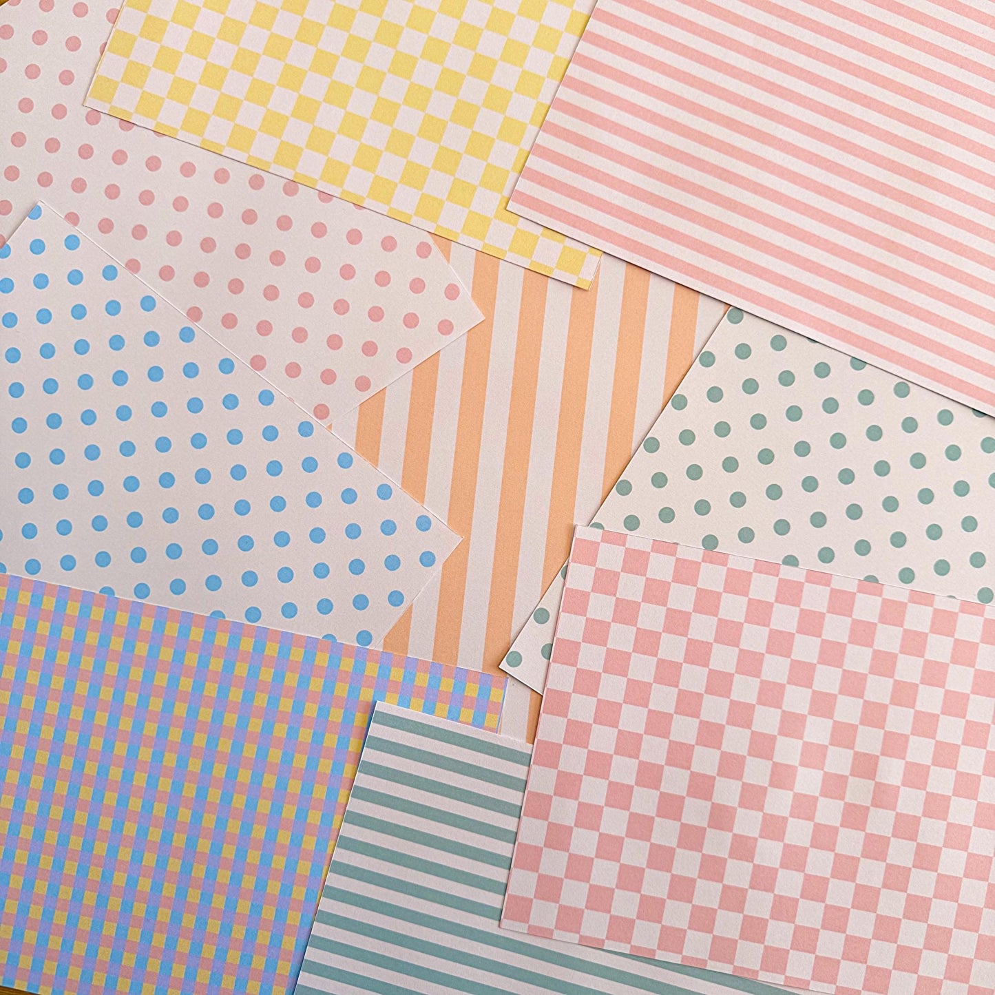 Pastel Scrapbook Paper Set A5 - Coquette Cloud Co