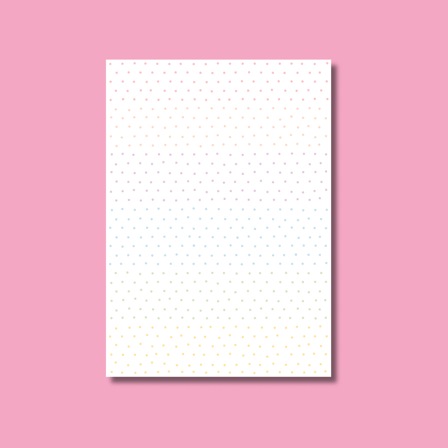 Pastel Spring Scrapbook Paper Pack A5 - Coquette Cloud Co