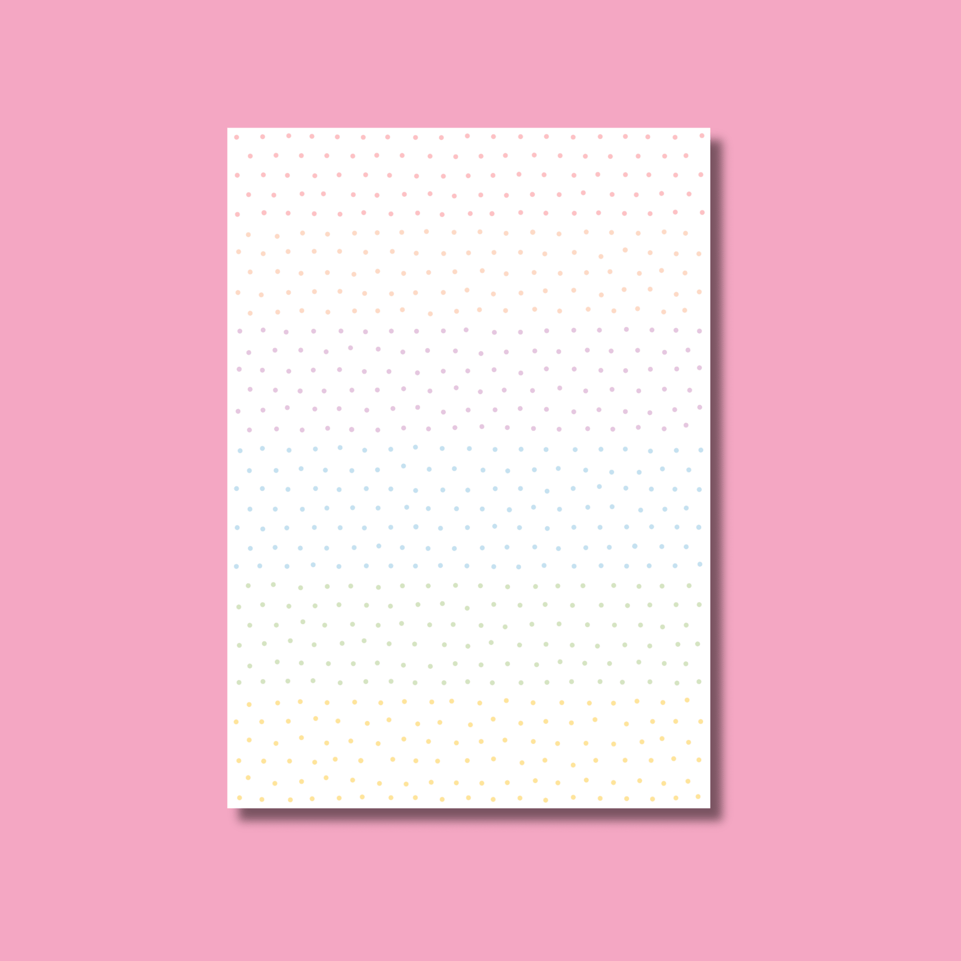 Pastel Spring Scrapbook Paper Pack A5 - Coquette Cloud Co