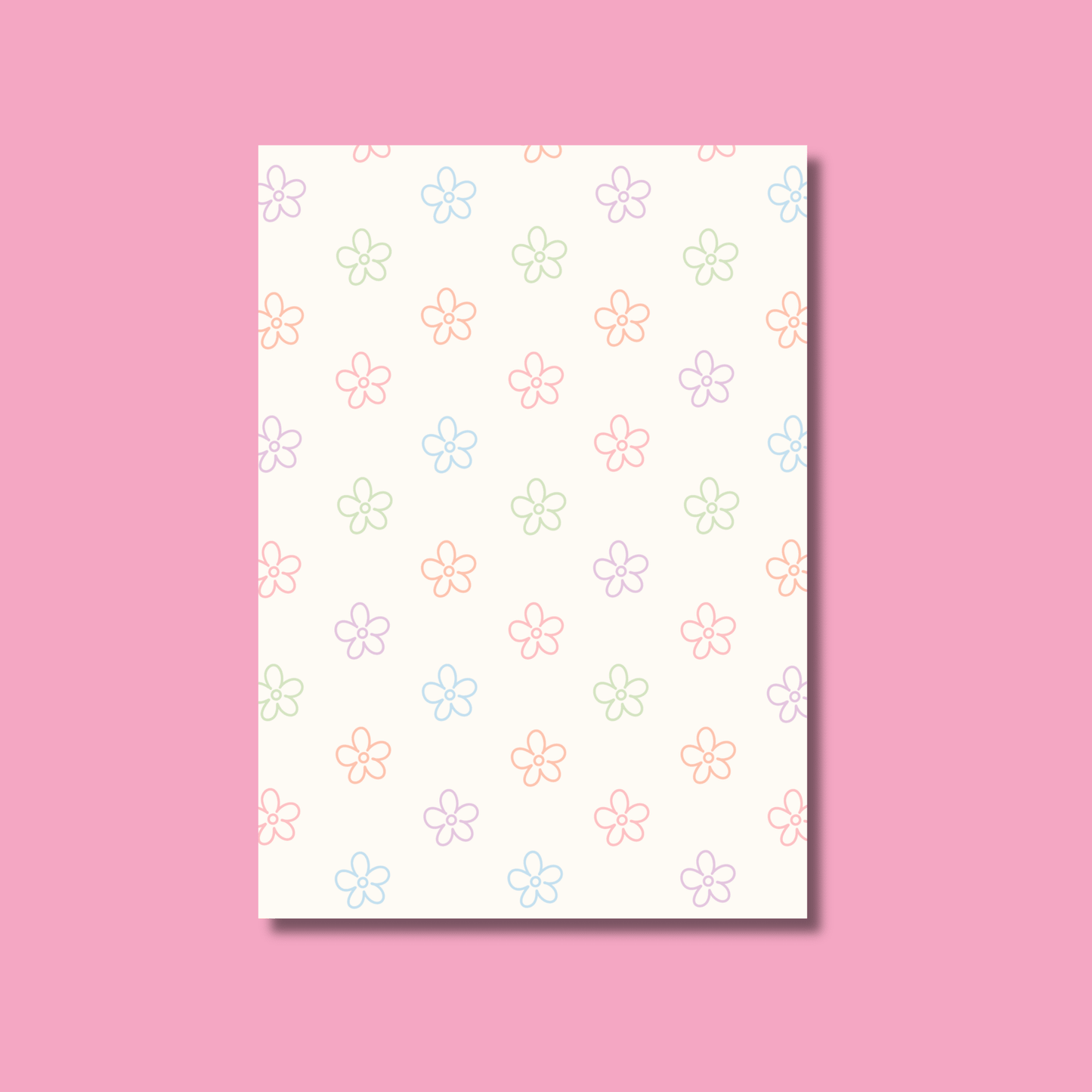 Pastel Spring Scrapbook Paper Pack A5 - Coquette Cloud Co