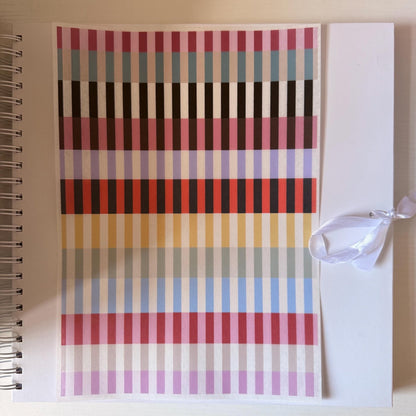 Pastel Stripe Washi Sticker Sheet - Coquette Cloud Co