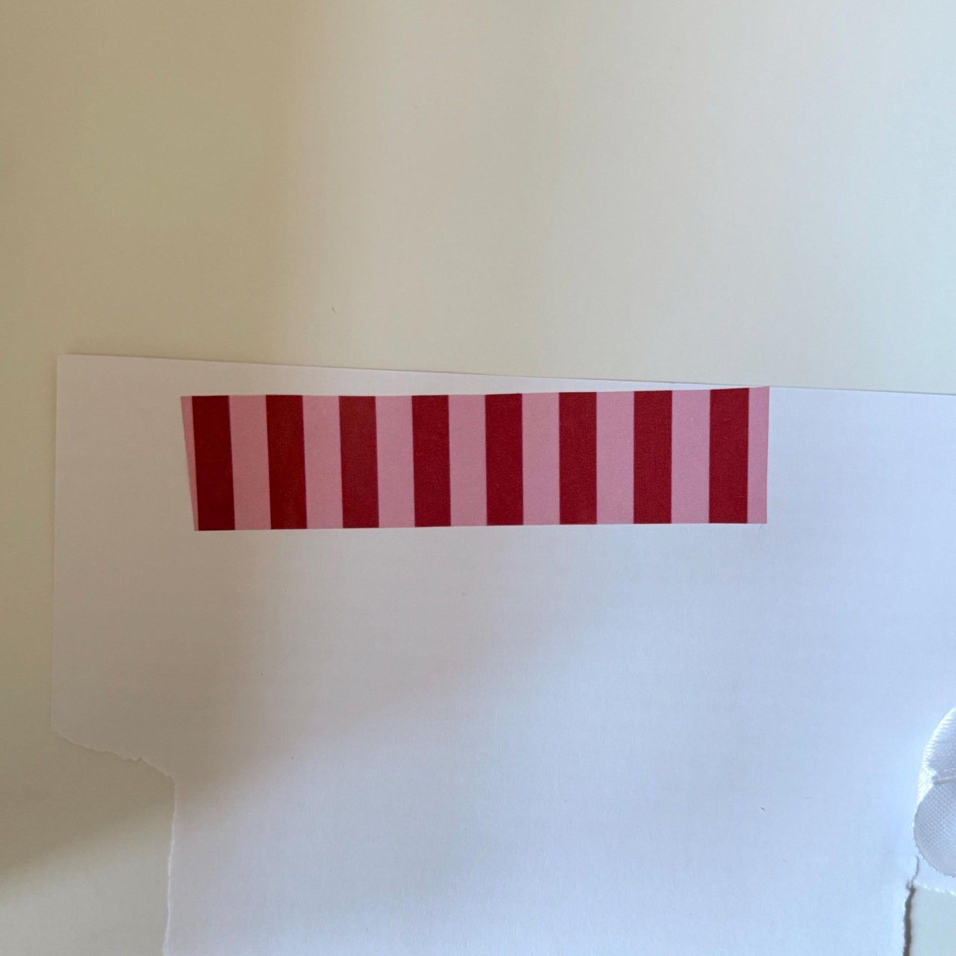 Pastel Stripe Washi Sticker Sheet - Coquette Cloud Co