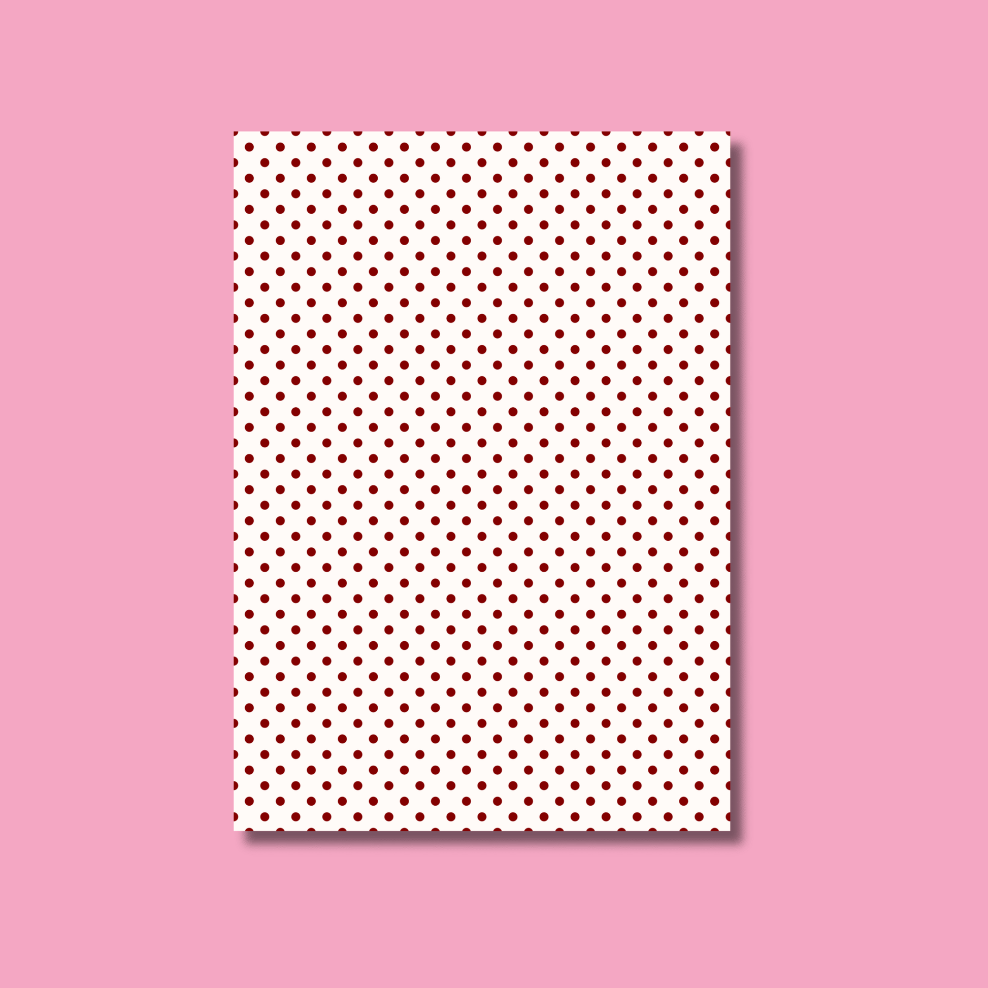 Pink Burgundy Scrapbook Paper Pack A5 - Coquette Cloud Co