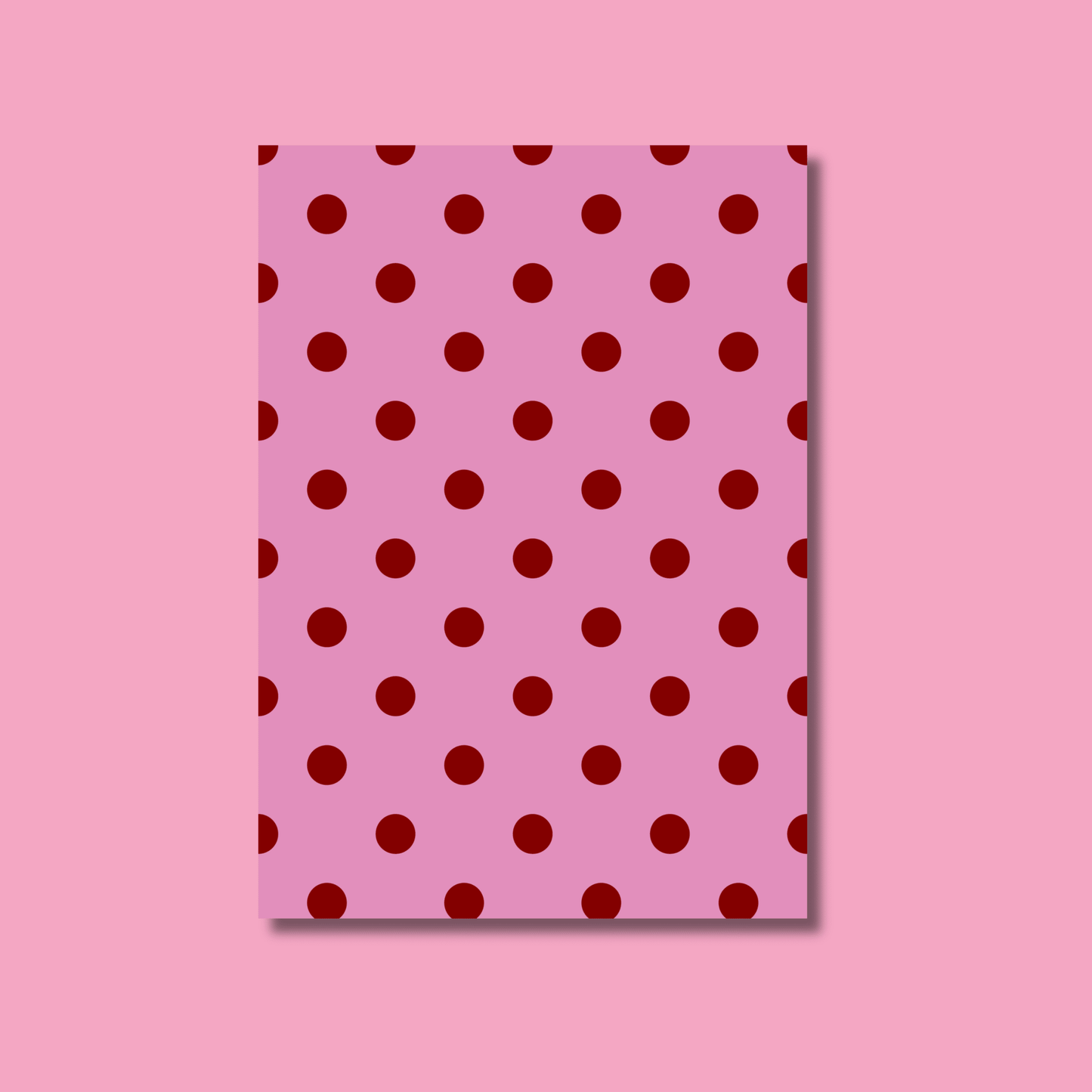 Pink Burgundy Scrapbook Paper Pack A5 - Coquette Cloud Co