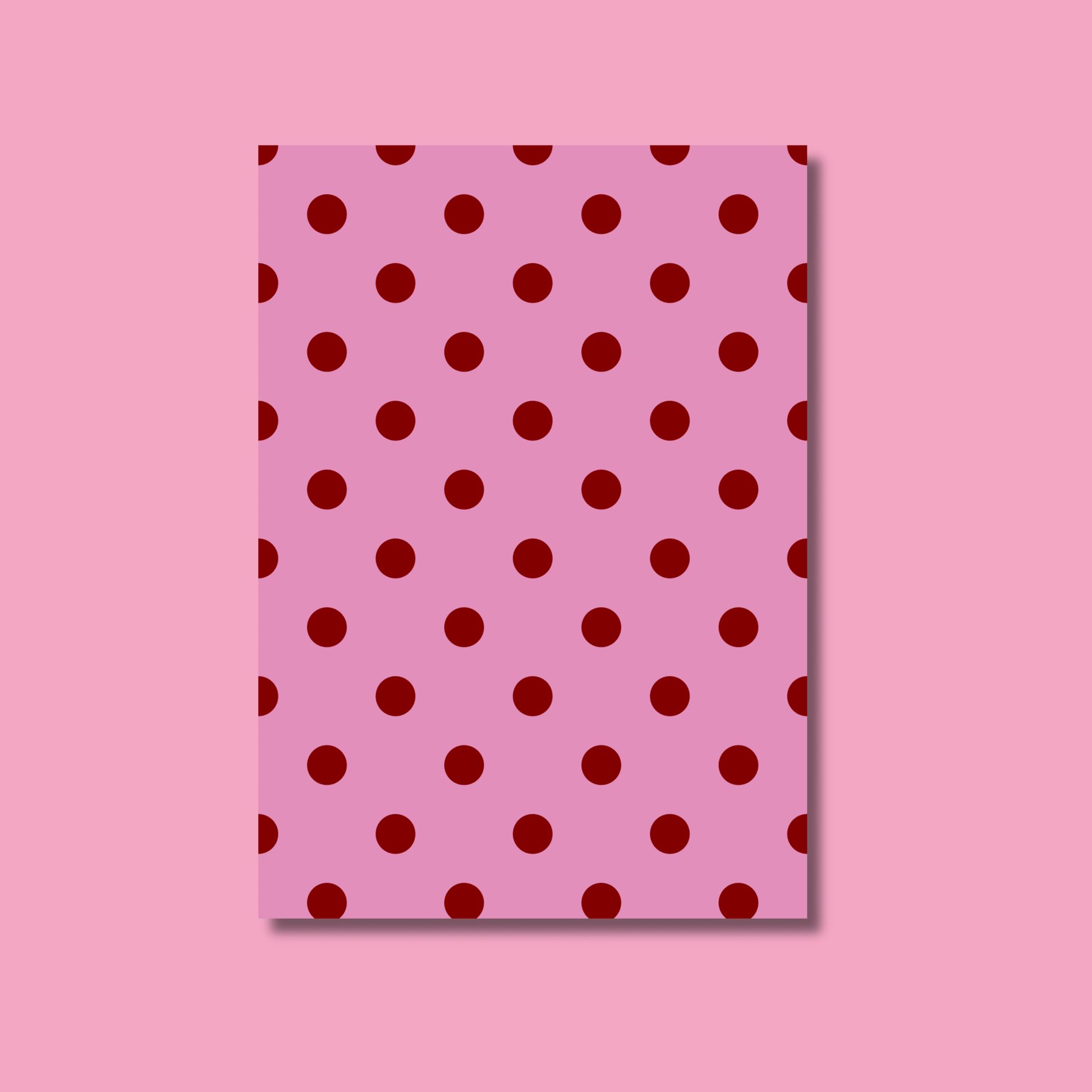 Pink Burgundy Scrapbook Paper Pack A5 - Coquette Cloud Co