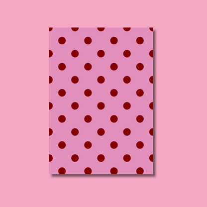 Pink Burgundy Scrapbook Paper Pack A5 - Coquette Cloud Co
