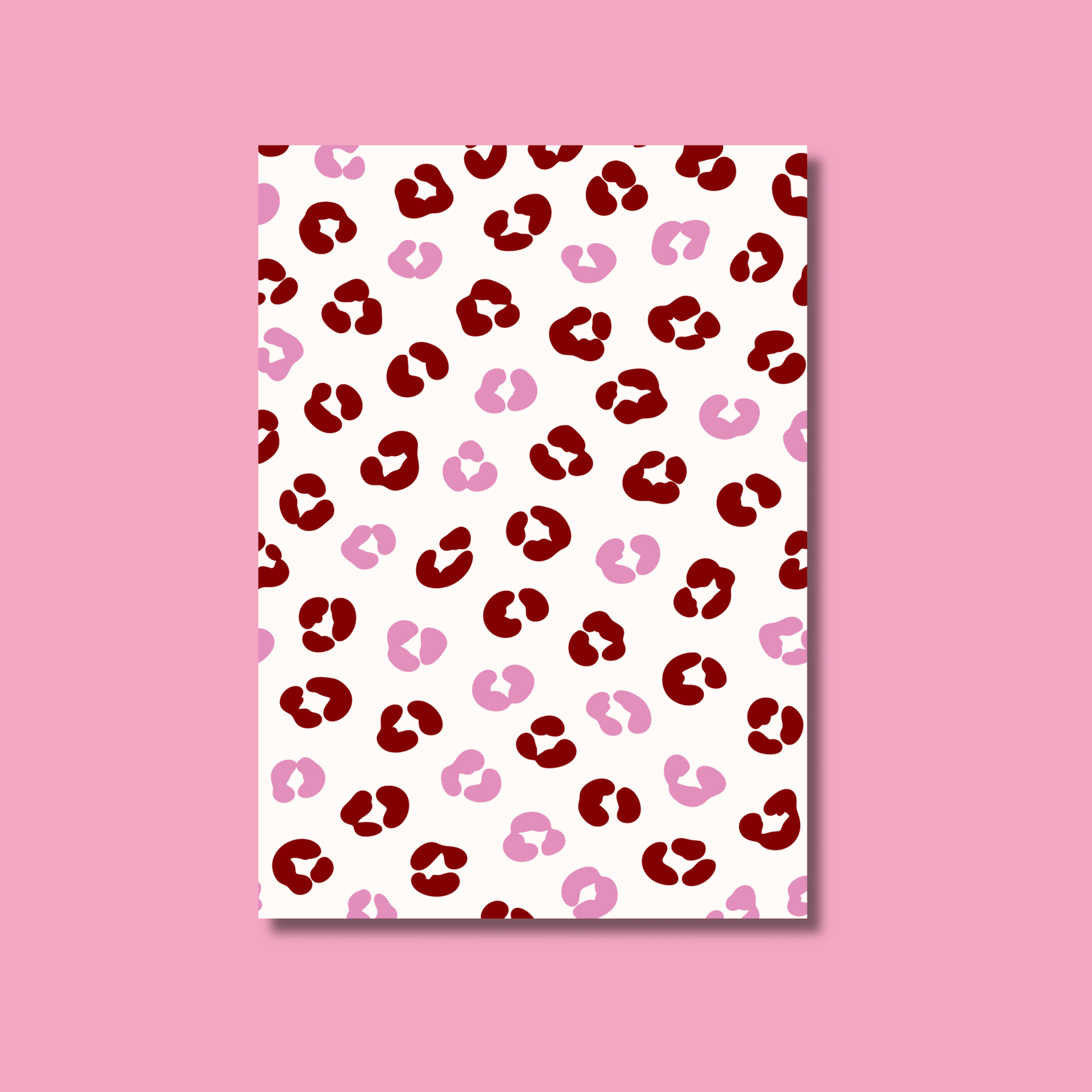 Pink Burgundy Scrapbook Paper Pack A5 - Coquette Cloud Co