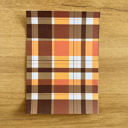 Plaid Scrapbook Paper Pack A5 - Coquette Cloud Co