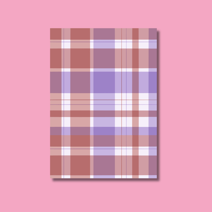 Plaid Scrapbook Paper Pack A5 - Coquette Cloud Co