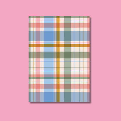 Plaid Scrapbook Paper Pack A5 - Coquette Cloud Co