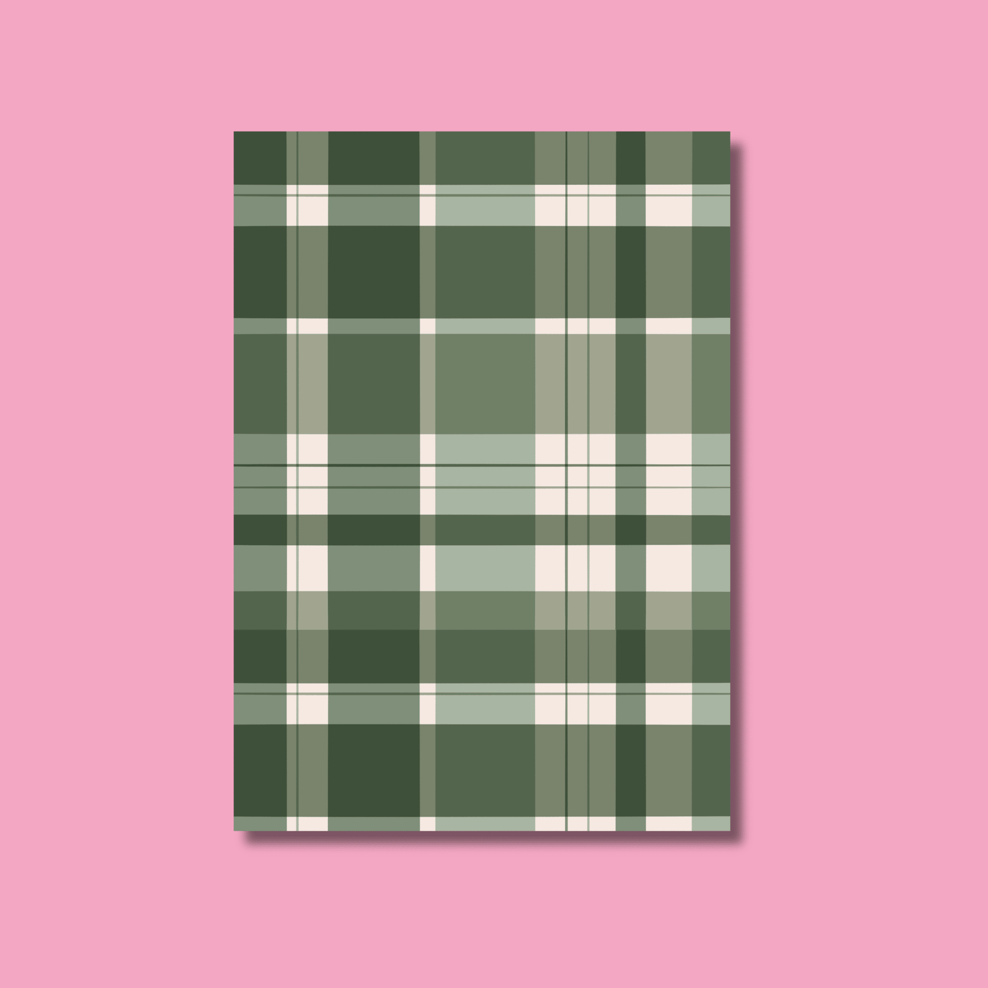 Plaid Scrapbook Paper Pack A5 - Coquette Cloud Co