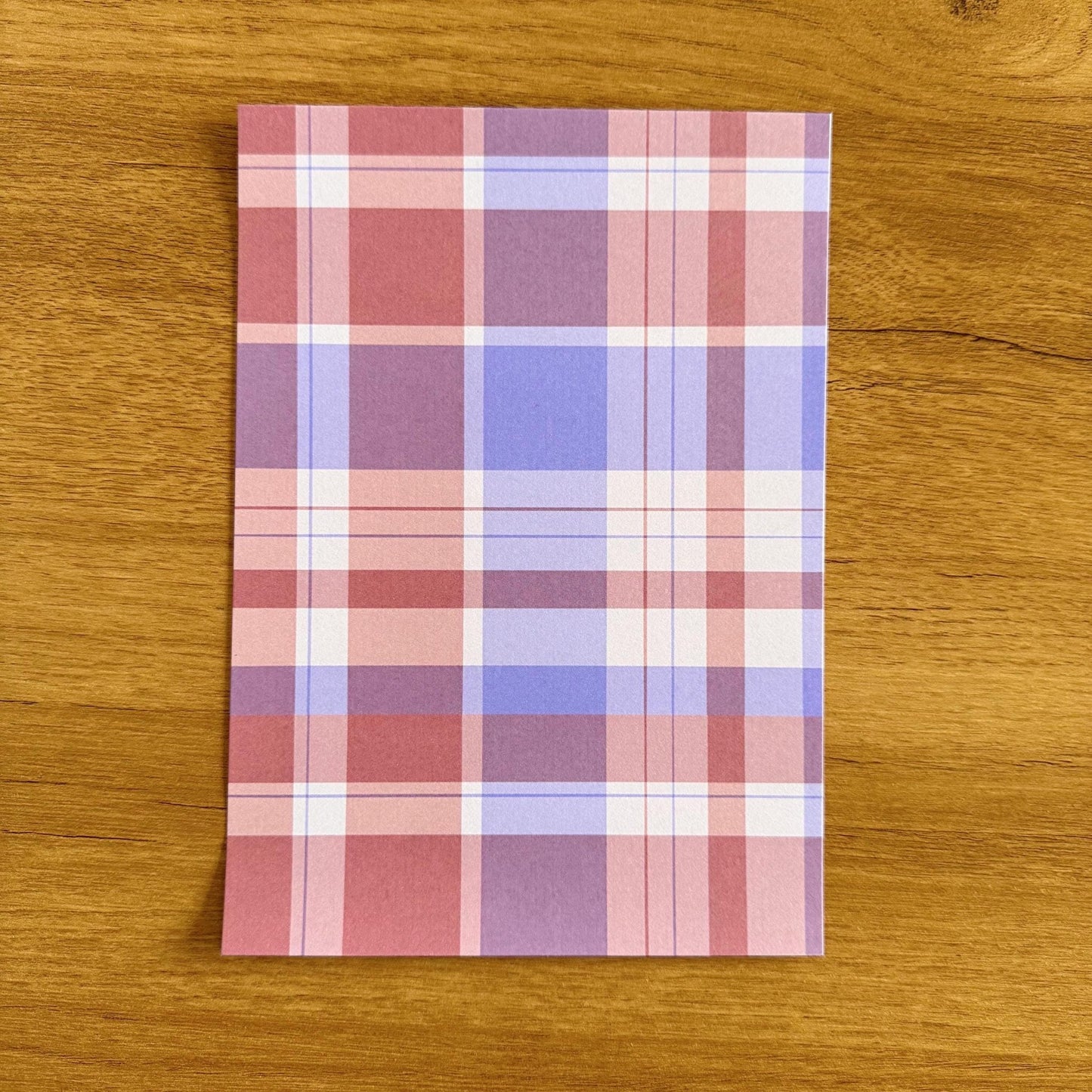 Plaid Scrapbook Paper Pack A5 - Coquette Cloud Co