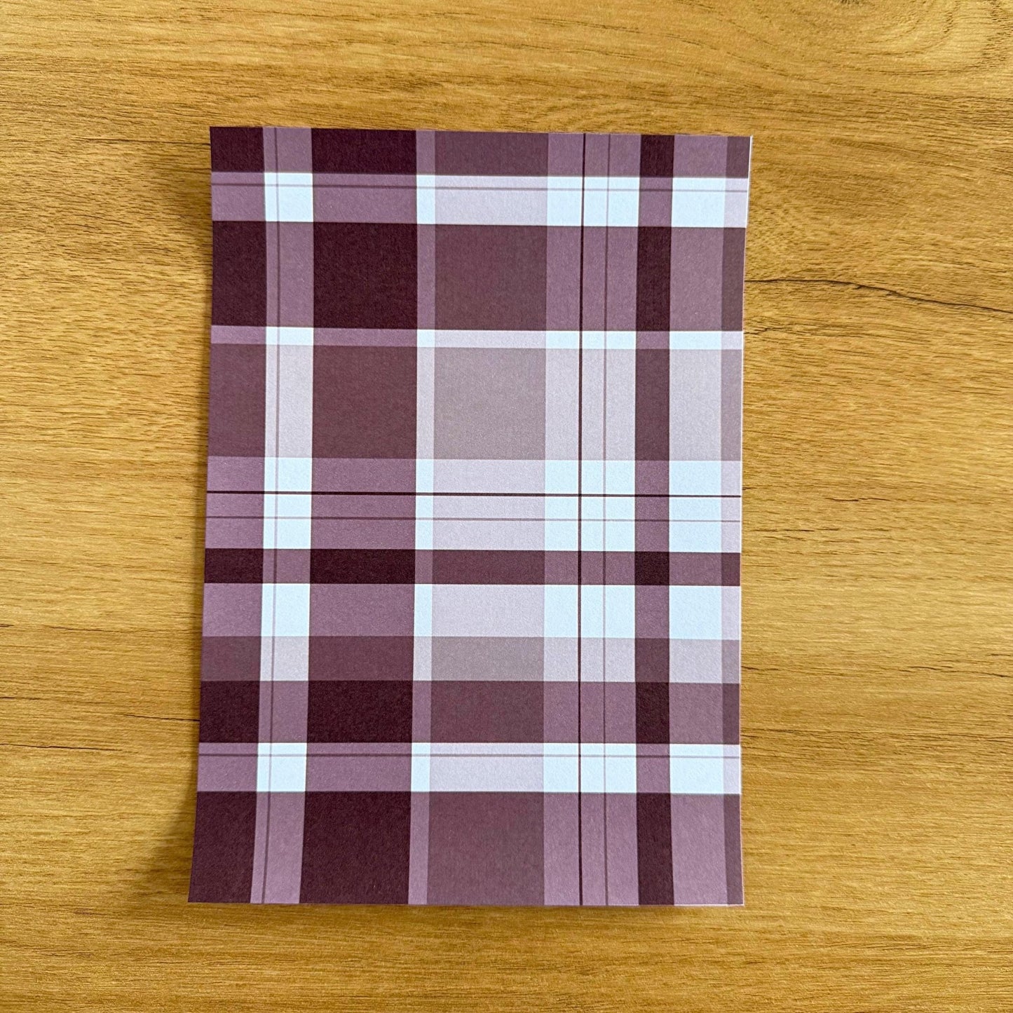 Plaid Scrapbook Paper Pack A5 - Coquette Cloud Co