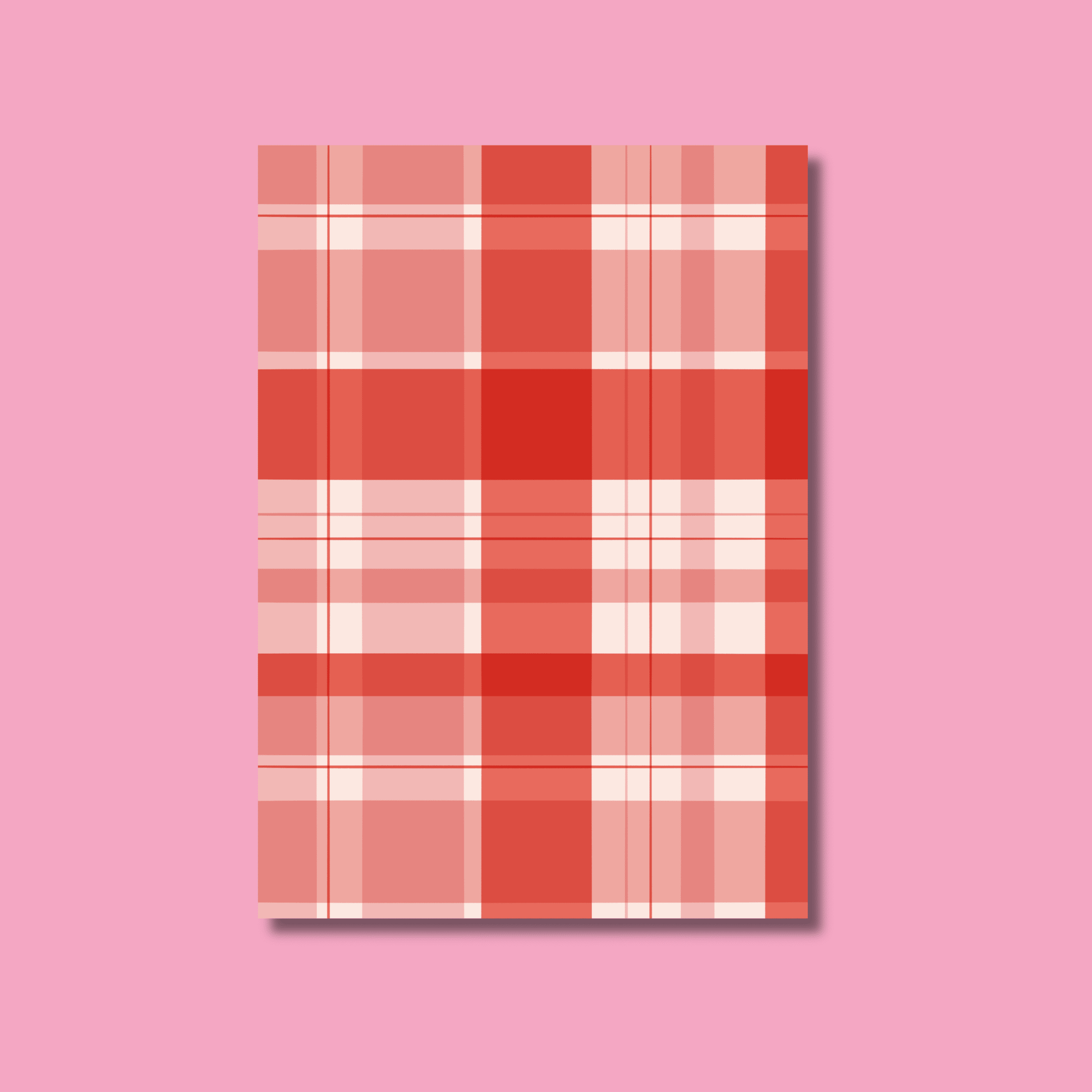 Plaid Scrapbook Paper Pack A5 - Coquette Cloud Co