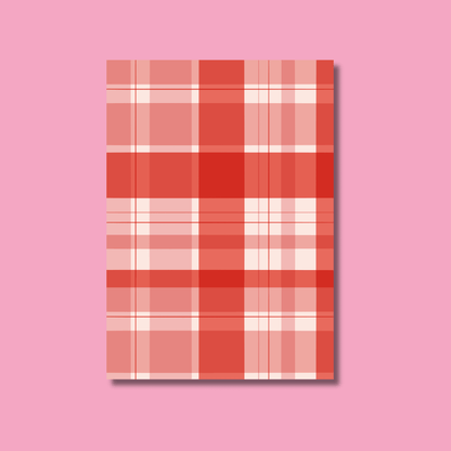 Plaid Scrapbook Paper Pack A5 - Coquette Cloud Co