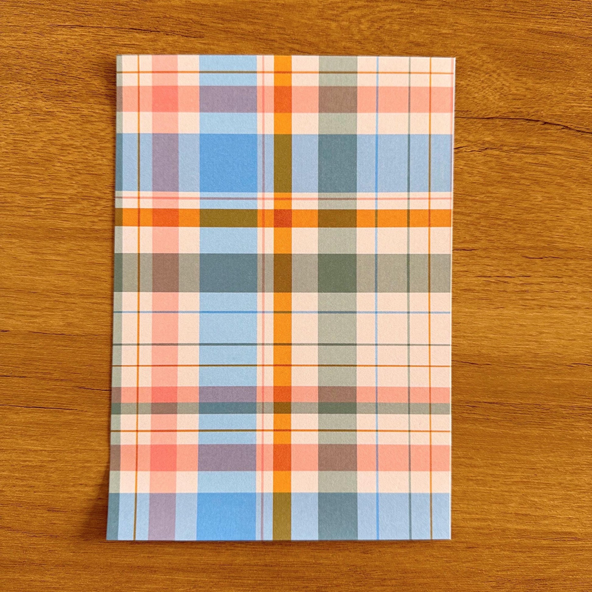Plaid Scrapbook Paper Pack A5 - Coquette Cloud Co