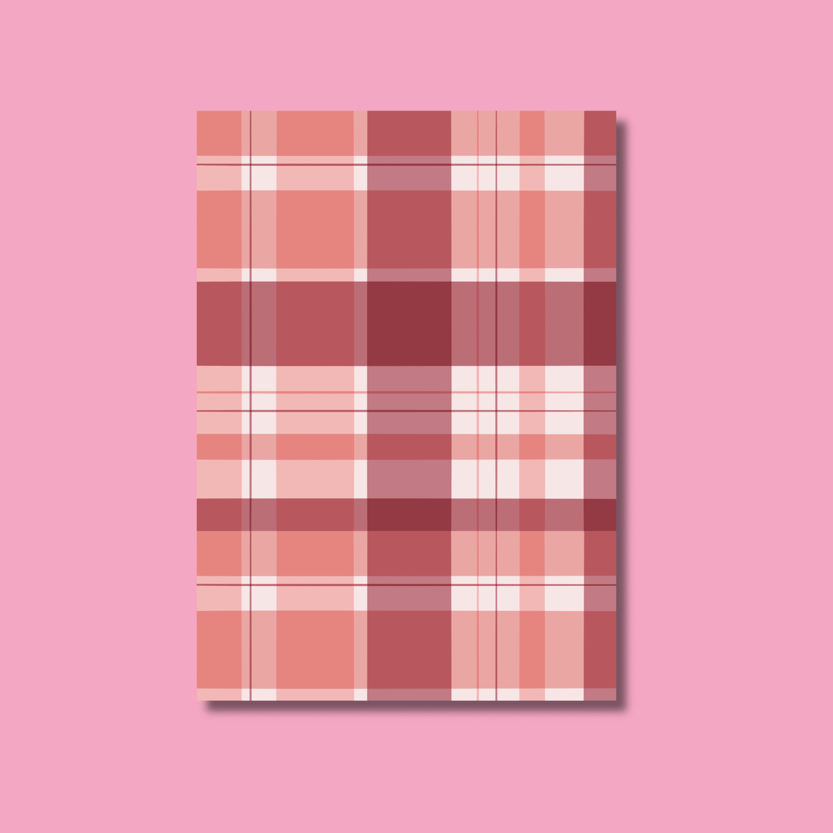 Plaid Scrapbook Paper Pack A5 - Coquette Cloud Co