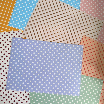 Polka Dot Scrapbook Paper Pack A4 - Coquette Cloud Co