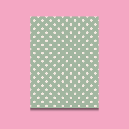 Polka Dot Scrapbook Paper Pack A5 - Coquette Cloud Co