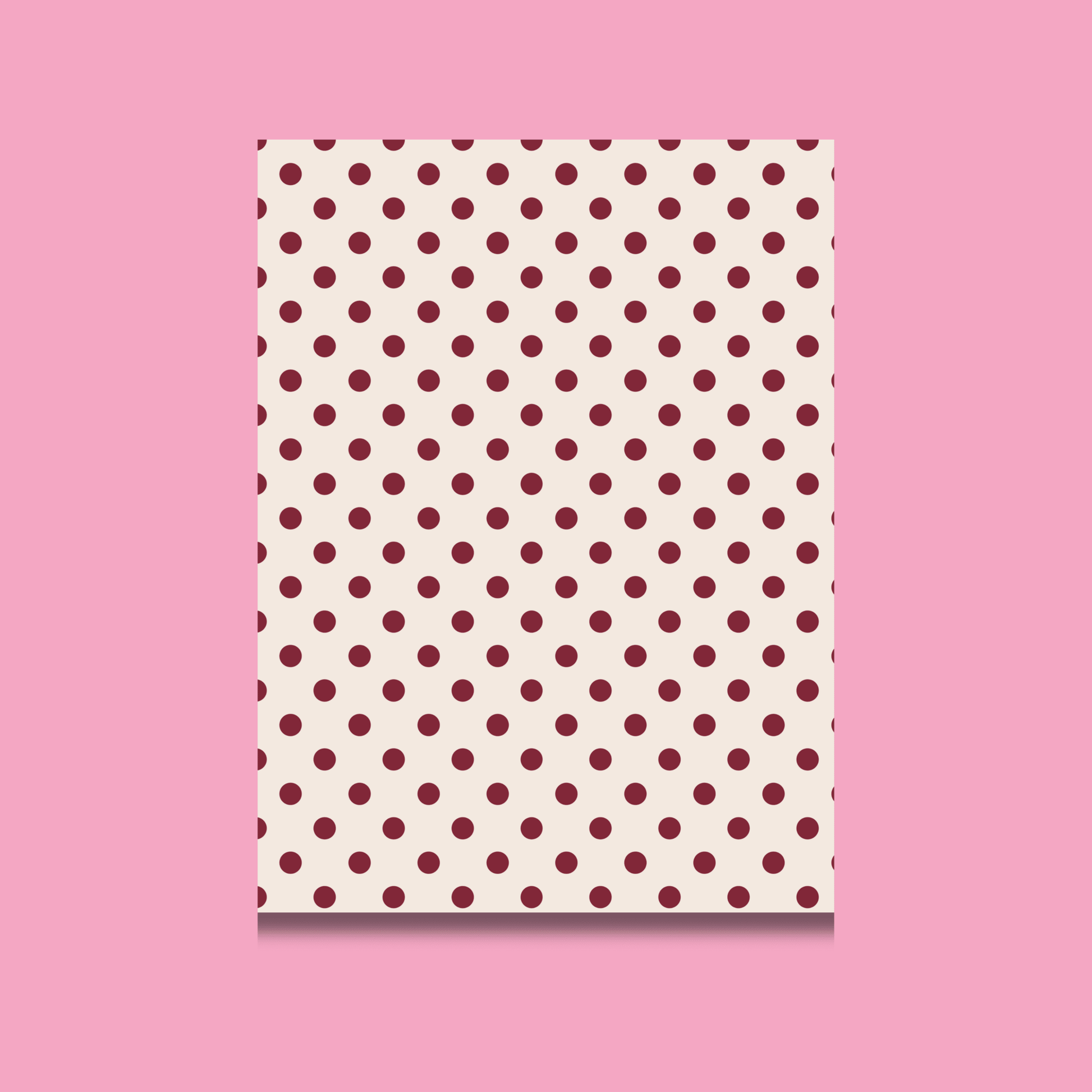 Polka Dot Scrapbook Paper Pack A5 - Coquette Cloud Co