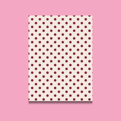 Polka Dot Scrapbook Paper Pack A5 - Coquette Cloud Co