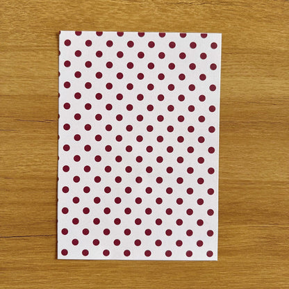Polka Dot Scrapbook Paper Pack A5 - Coquette Cloud Co