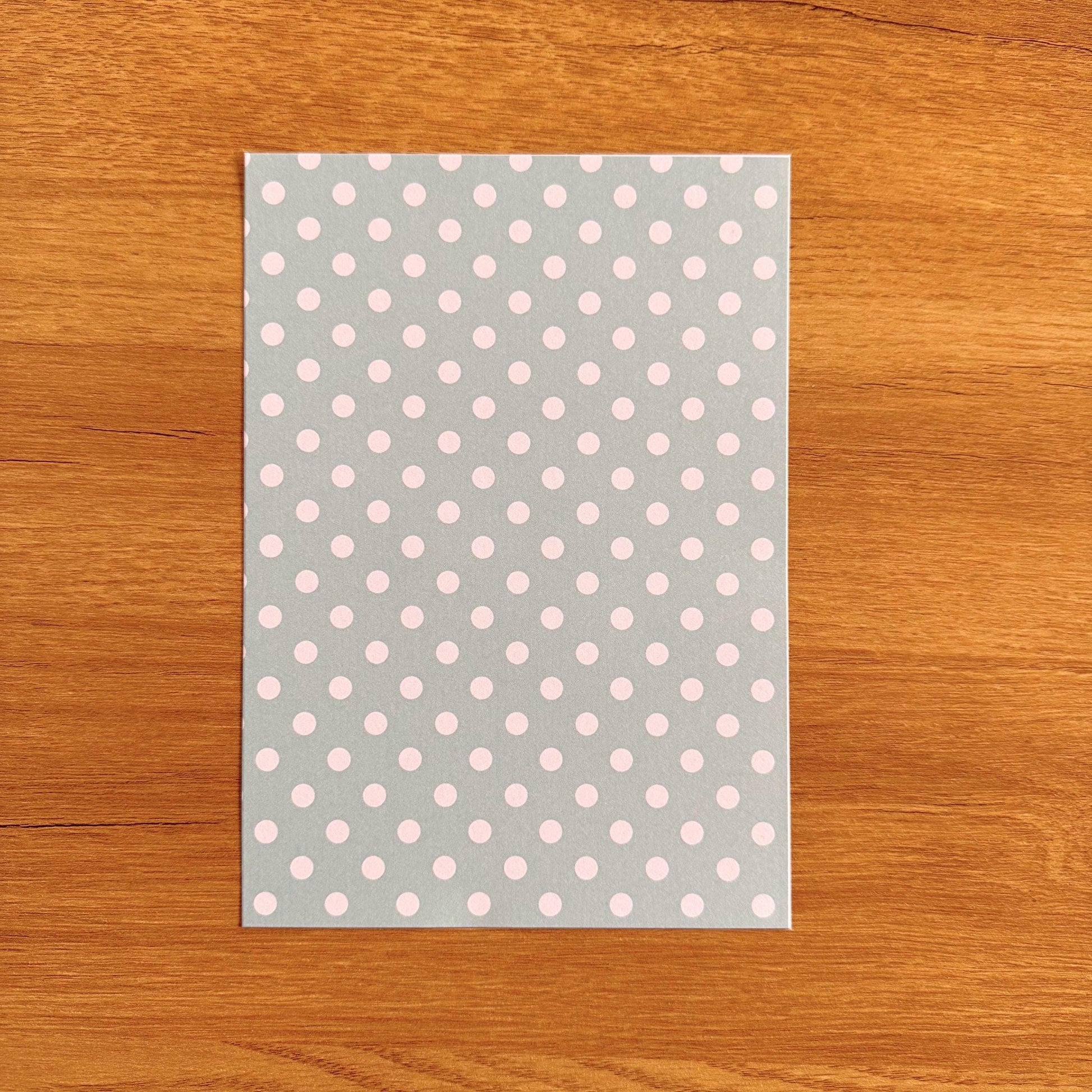 Polka Dot Scrapbook Paper Pack A5 - Coquette Cloud Co