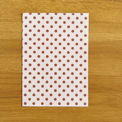 Polka Dot Scrapbook Paper Pack A5 - Coquette Cloud Co