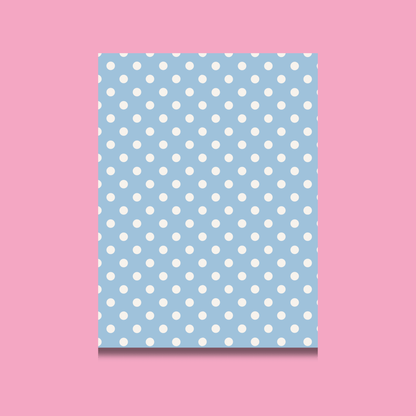 Polka Dot Scrapbook Paper Pack A5 - Coquette Cloud Co