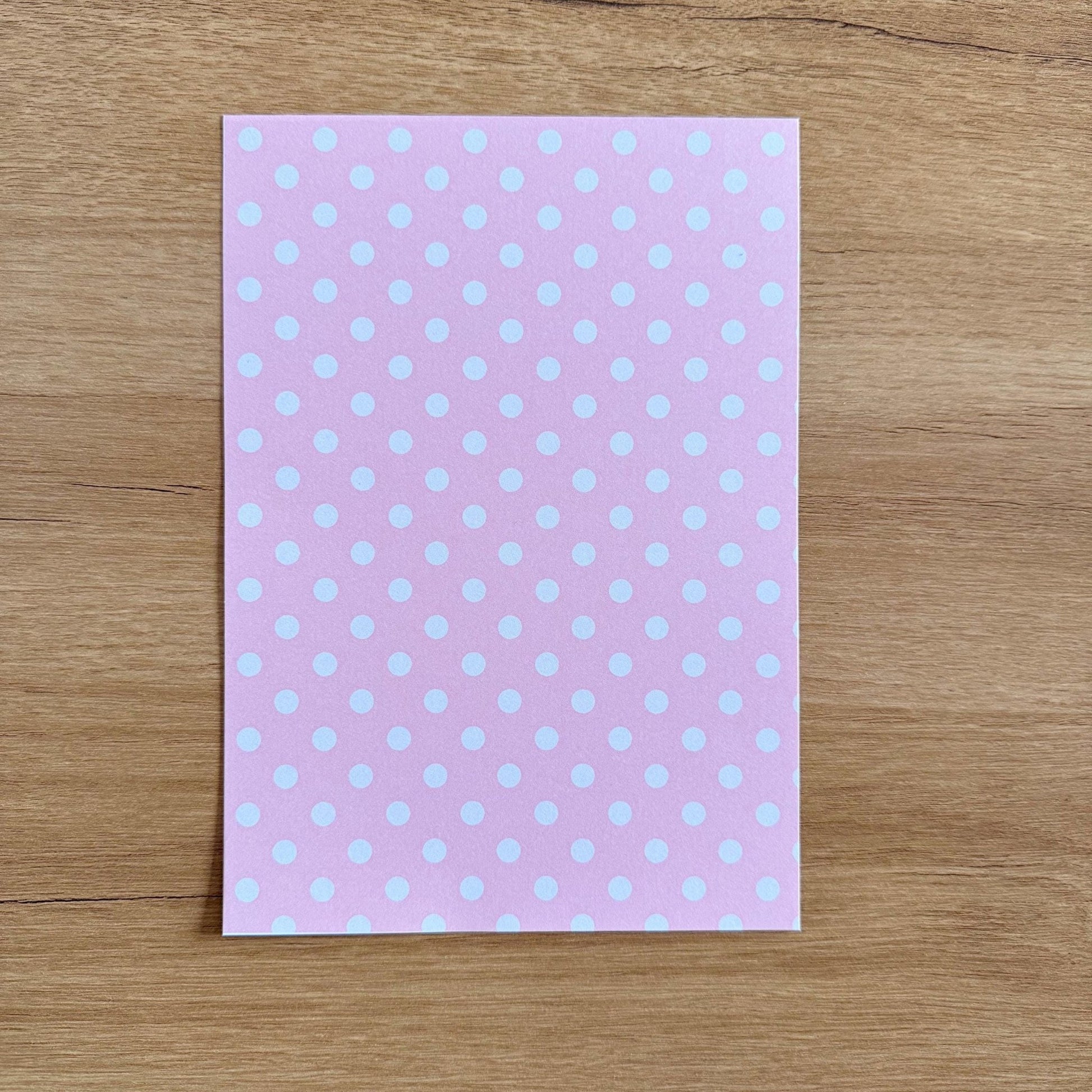 Polka Dot Scrapbook Paper Pack A5 - Coquette Cloud Co