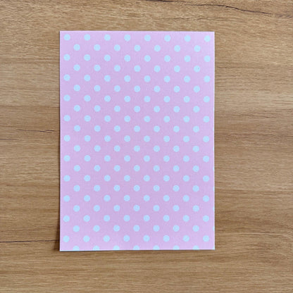 Polka Dot Scrapbook Paper Pack A5 - Coquette Cloud Co