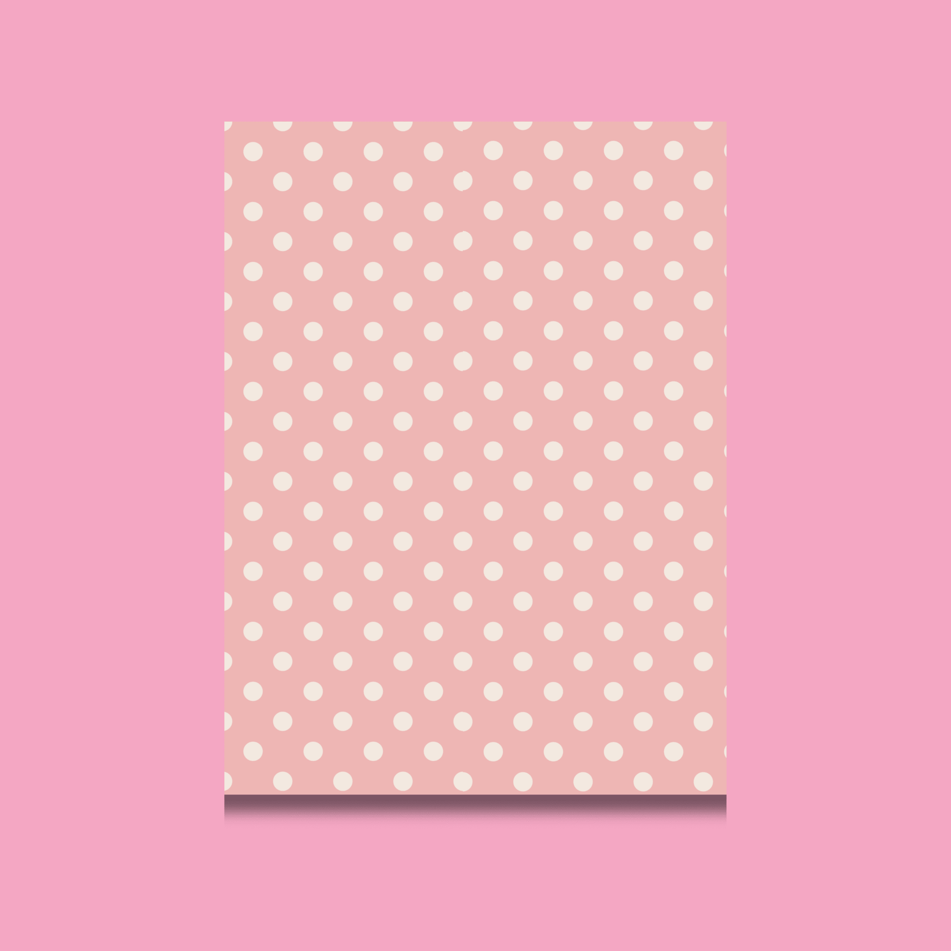 Polka Dot Scrapbook Paper Pack A5 - Coquette Cloud Co