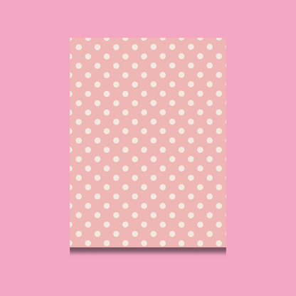 Polka Dot Scrapbook Paper Pack A5 - Coquette Cloud Co