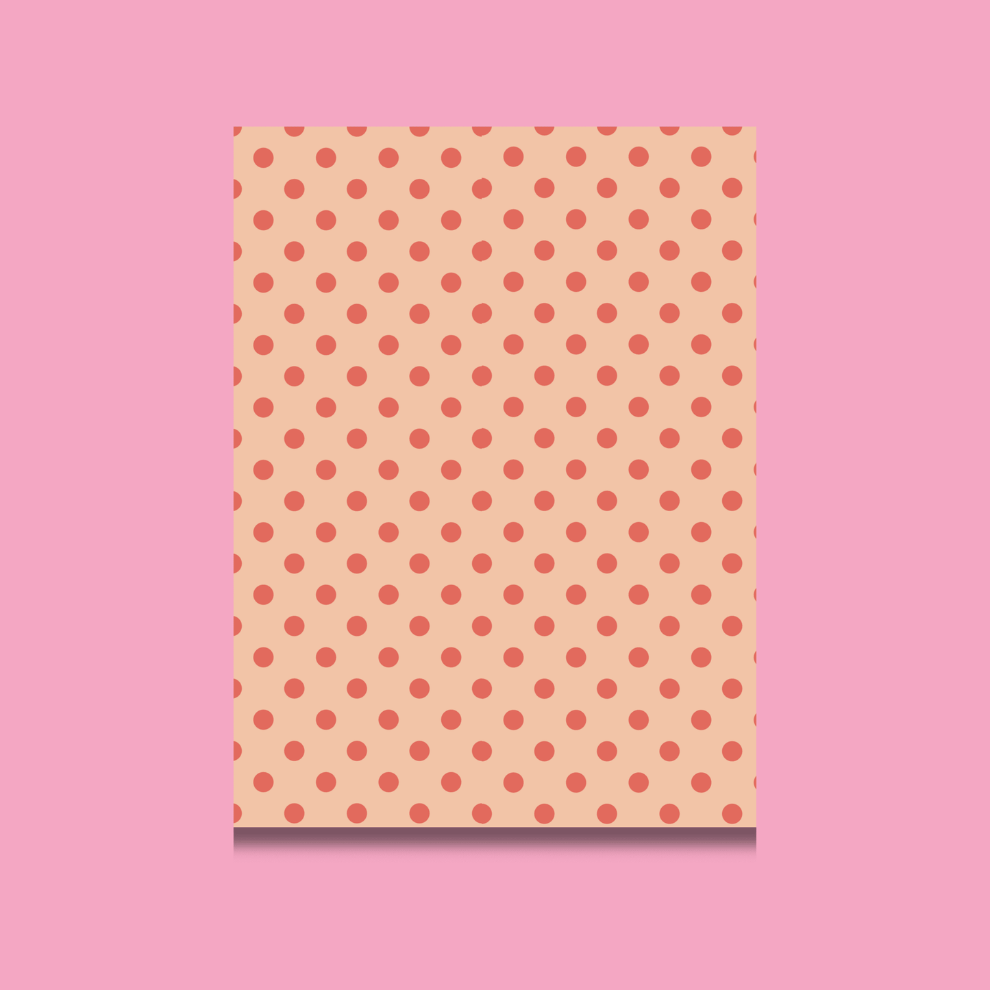 Polka Dot Scrapbook Paper Pack A5 - Coquette Cloud Co