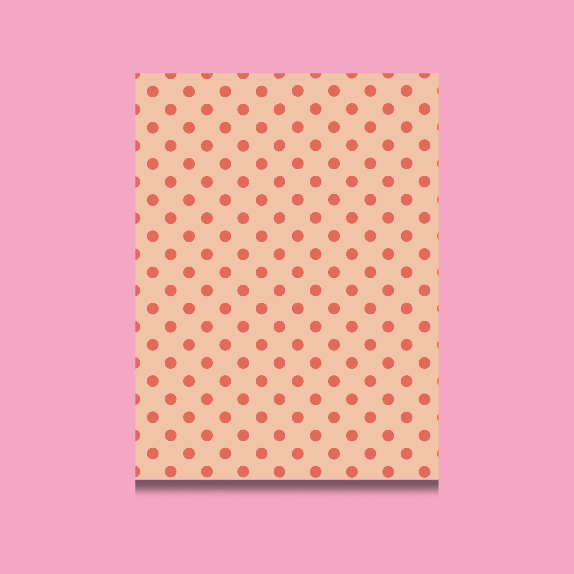 Polka Dot Scrapbook Paper Pack A5 - Coquette Cloud Co