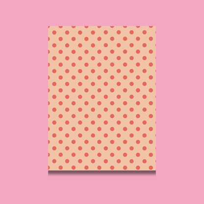 Polka Dot Scrapbook Paper Pack A5 - Coquette Cloud Co