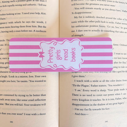 Pretty Girls Read Books Bookmark - Coquette Cloud Co