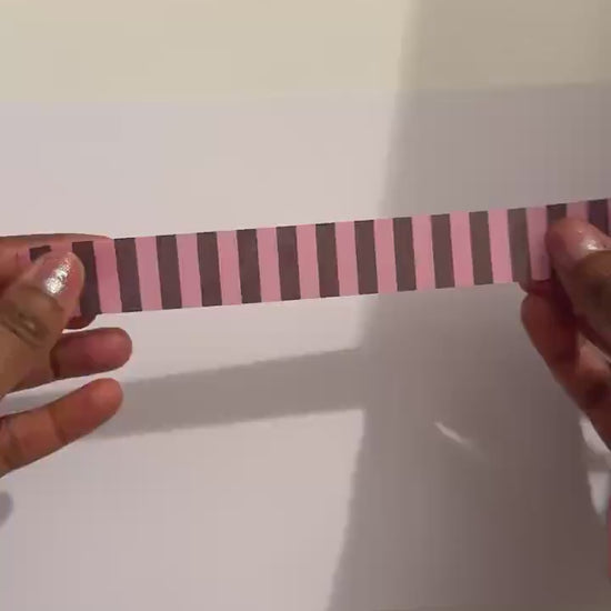 Pastel Stripe Washi Sticker Sheet, Minimal Planner Stickers, Bullet Journal Washi Strips, Scrapbooking Sticker Paper