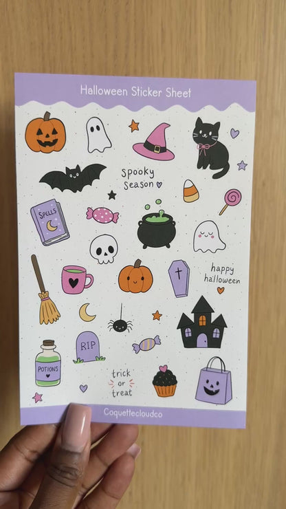 Halloween Sticker Sheet