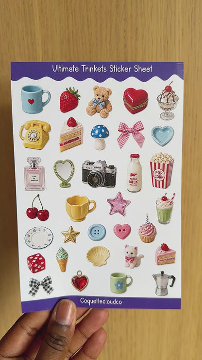 Ultimate Trinkets Sticker Sheet
