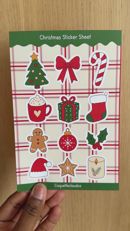 Christmas Sticker Sheet