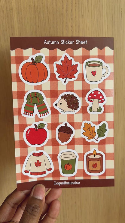Autumn Sticker Sheet