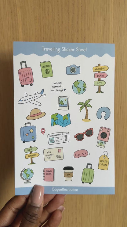 Travel Sticker Sheet