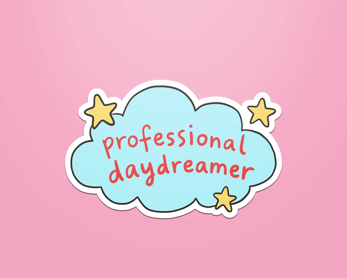 Professional Daydreamer Sticker - Coquette Cloud Co