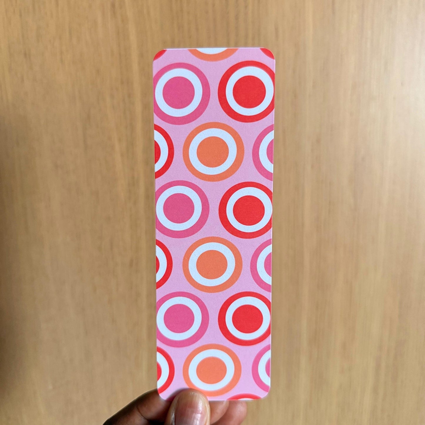 Retro Circle Pattern Bookmark - Coquette Cloud Co
