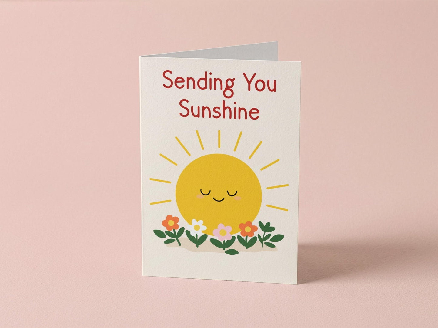 Sending You Sunshine Card - Coquette Cloud Co