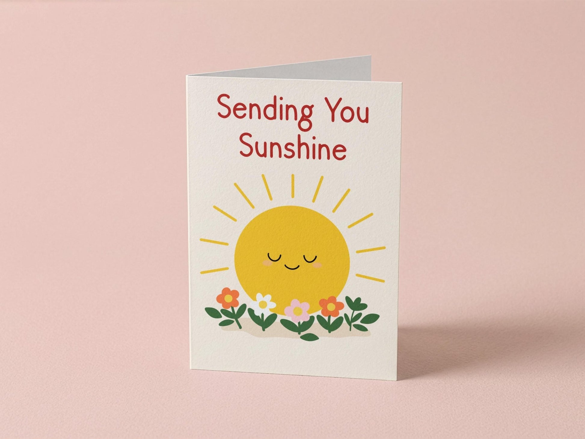 Sending You Sunshine Card - Coquette Cloud Co