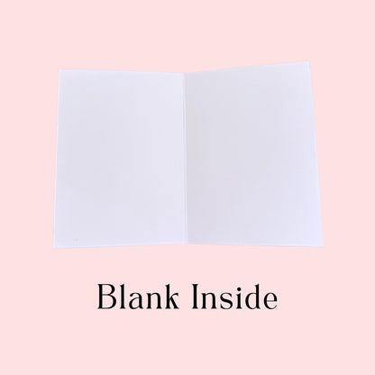 Simple Flower Minimalist Floral Greeting Card - Coquette Cloud Co