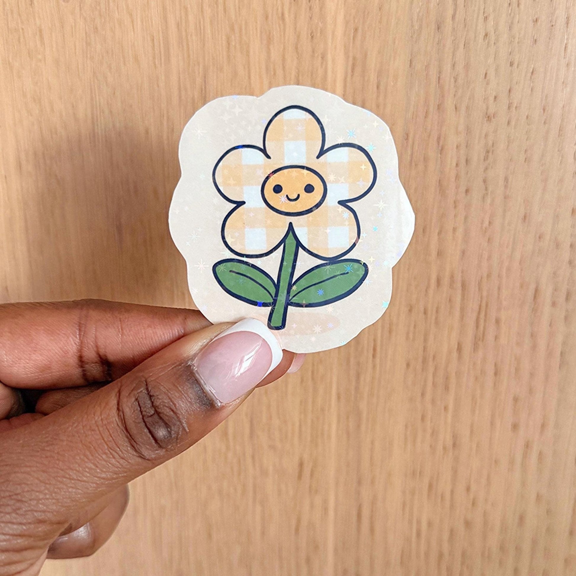 Smiley Flower Sticker - Coquette Cloud Co